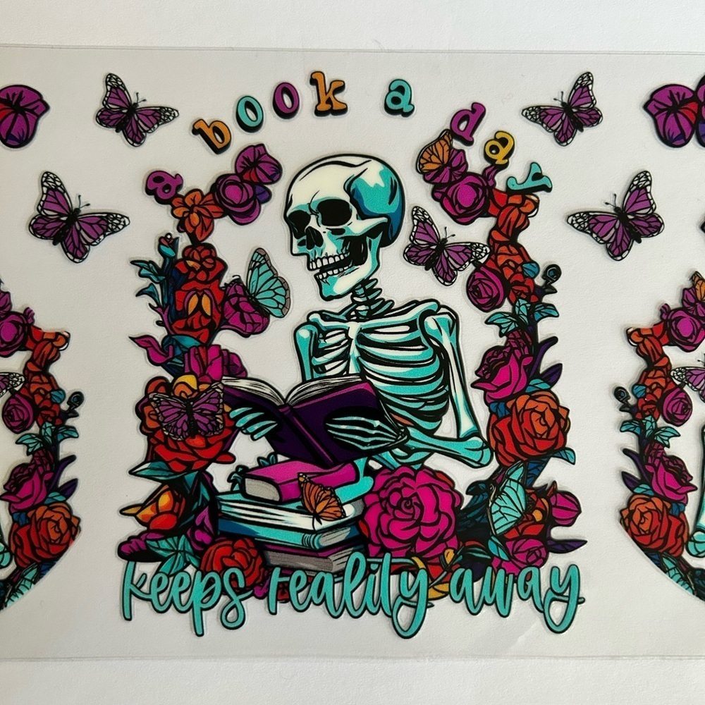 Book a Day Cup Decal (10)